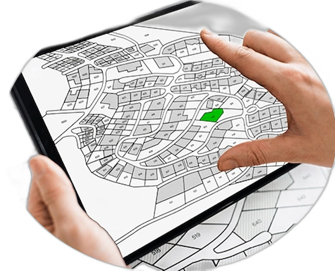 Land parcel digitization and cadastral mapping GIS service