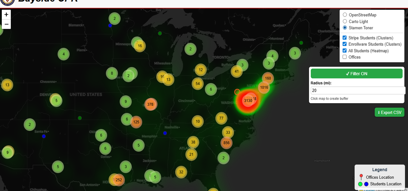ArcGIS Online heatmap for CPR services - GIS Vantage Group Spatial Analysis