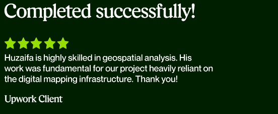 5-star client review for GIS mapping project – GIS Vantage Group