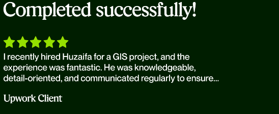 5-star client review for interactive mapping – GIS Vantage Group