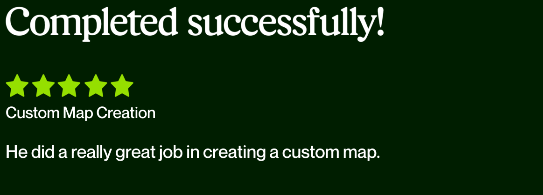 5-star client review for parcel digitization – GIS Vantage Group